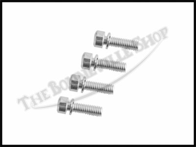 TRIUMPH NORTON BSA ETC GENUINE AMAL CONCENTRIC CARB SCREWS (4) PN# 622/086