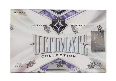 2021-22 UPPER DECK ULTIMATE COLLECTION NHL HOCKEY HOBBY BOX - FREE SHIP    