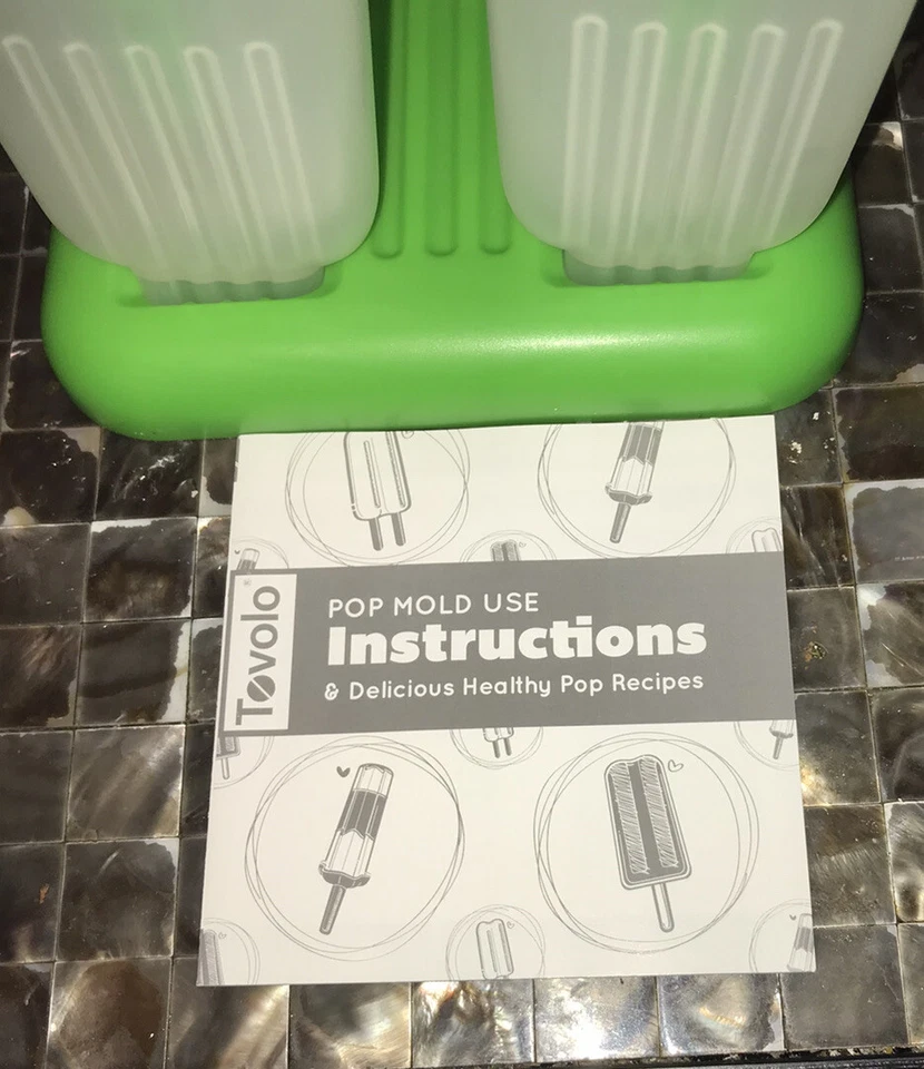 Tovolo 6 件套 Groovy Ice Pop 模具滴控手柄 DIY Popsicles 全新带盒 — 第 4/4 张图片