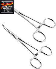 Piercingzange Set Edelstahl 13cm Selbstverriegelnd Mehrzweckwerkzeug für Haustie
