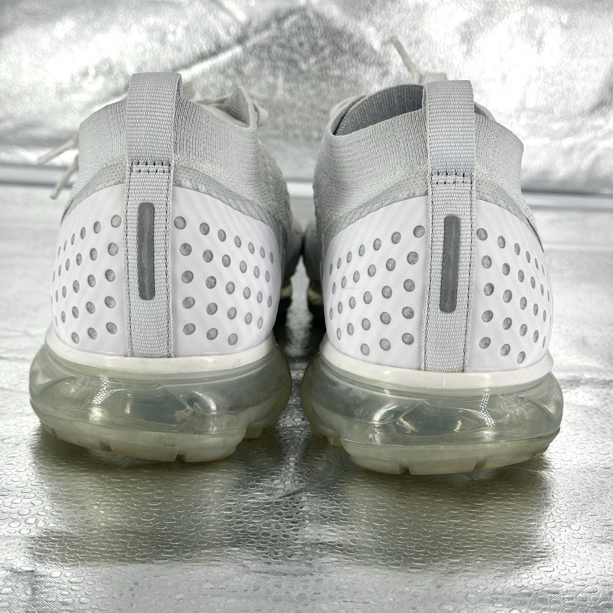 Nike Shoes Mens Size 14 Air Vapormax Flyknit 2 White Vast  display picture 2