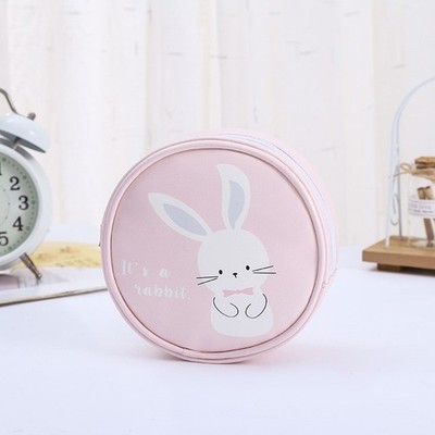Pink Bunny round  Wallet