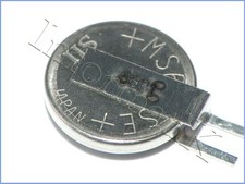 Seiko MS614SE MS614SE-FL28E Pila Batteria Rechargeble Battery Japan 3V 3.4mAh