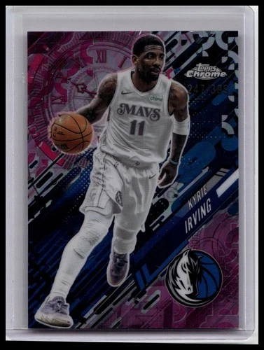 2025 Topps Chrome Kyrie Irving Refractors Magenta (RAW)