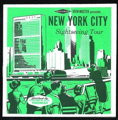 3 View-Master Stereo 3D Reels   A654-E, New York City, Sight Seeing Tour,Liberty