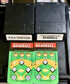 INTELLIVISION 3 GAME LOT THUNDER CASTLE W.CHAMPIONSHIP BASEBALL + POLE POSITION
