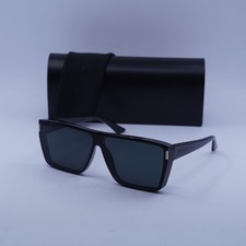 Saint Laurent SL 756 001 Black/Dark Grey 64-9-140 Sunglasses New Authentic