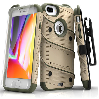 ZIZO Bolt Series for iPhone SE (3rd and 2nd gen)/8/7 Case with Screen Protector