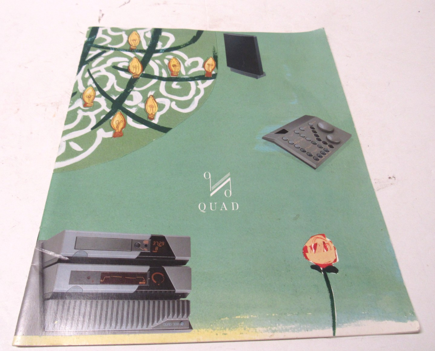 Quad The Quad Story 8 Page Color Sales Brochure of Quad Acoustic Products 1989