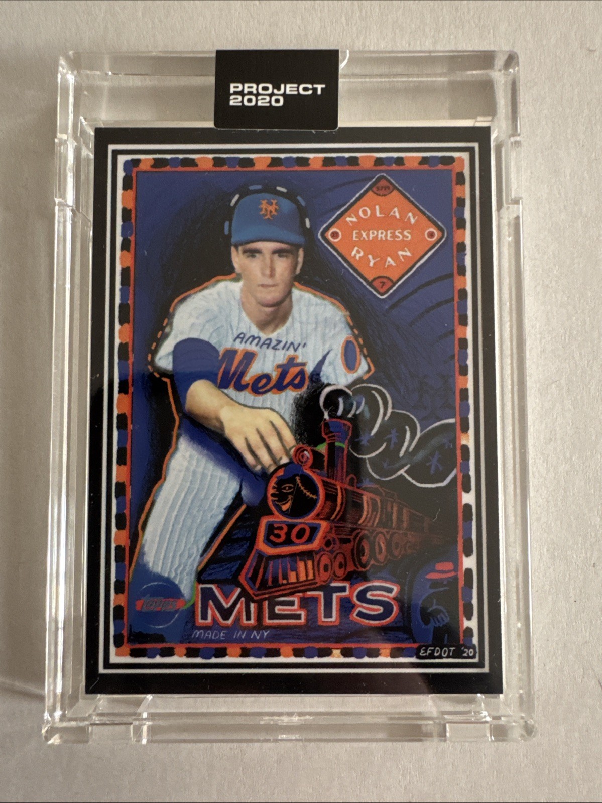 2020 Topps Project 2020 - 1969 Topps Nolan Ryan #52 Efdot /4103 NY Mets