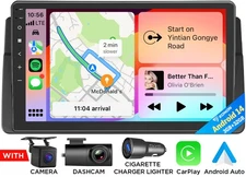 Android Auto 14 9 in for 3 Series E46 1998-2005 CarPlay Head Unit Stereo GPS IPS
