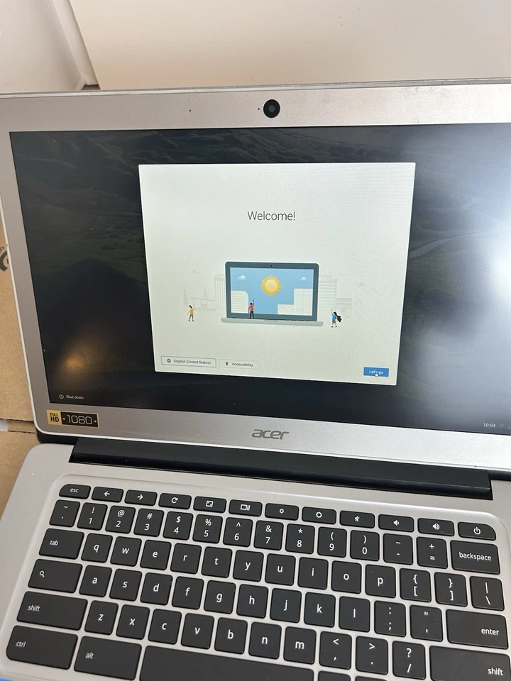 Acer Chromebook 14 Cb3-431 2017 Funciona con **BATERÍA DEFECTUOSA/PIEZAS o Reparación Foto 4 de 4