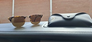Ray Ban Clubmaster RB3016 1160 49 21 140 3N. Tortoise Shell Brown Tint Inc Case