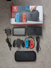 Boxed Nintendo Switch 32 GB Console - with case and 64gb micro SD card