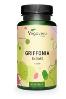 Vegavero Griffonia Extrakt | 90 Kapseln | 200 Mg 5-HTP | Hochdosiert | Vegan
