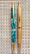 Pair of Jinhao 10 Fountain Pens w/Box, Retractable Fine Nibs w/ink converter,EXC