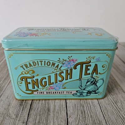 Traditional English Tea Fine Breakfast Tea Vintage Victorian 40 Teabags 2.8 Ounc