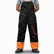Chainsaw Bib And Brace Trousers RocwooD Forestry Safety Size L Large