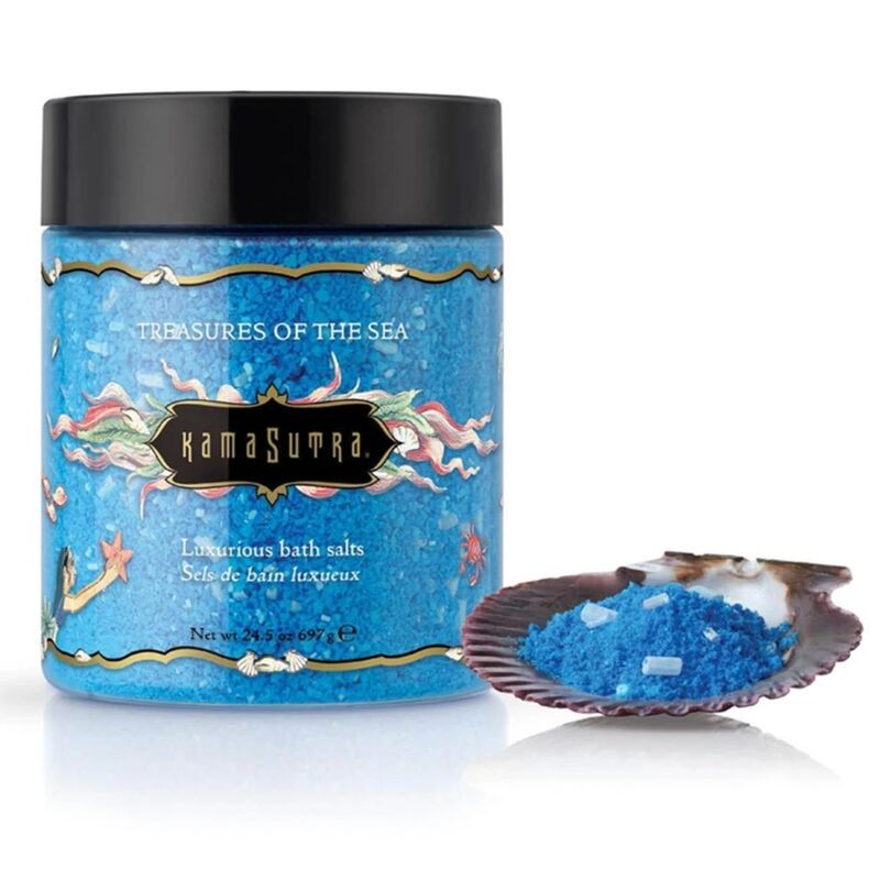 Sels de bain Kamasutra Trésors de la Mer pour vos soirées bien-être en duo