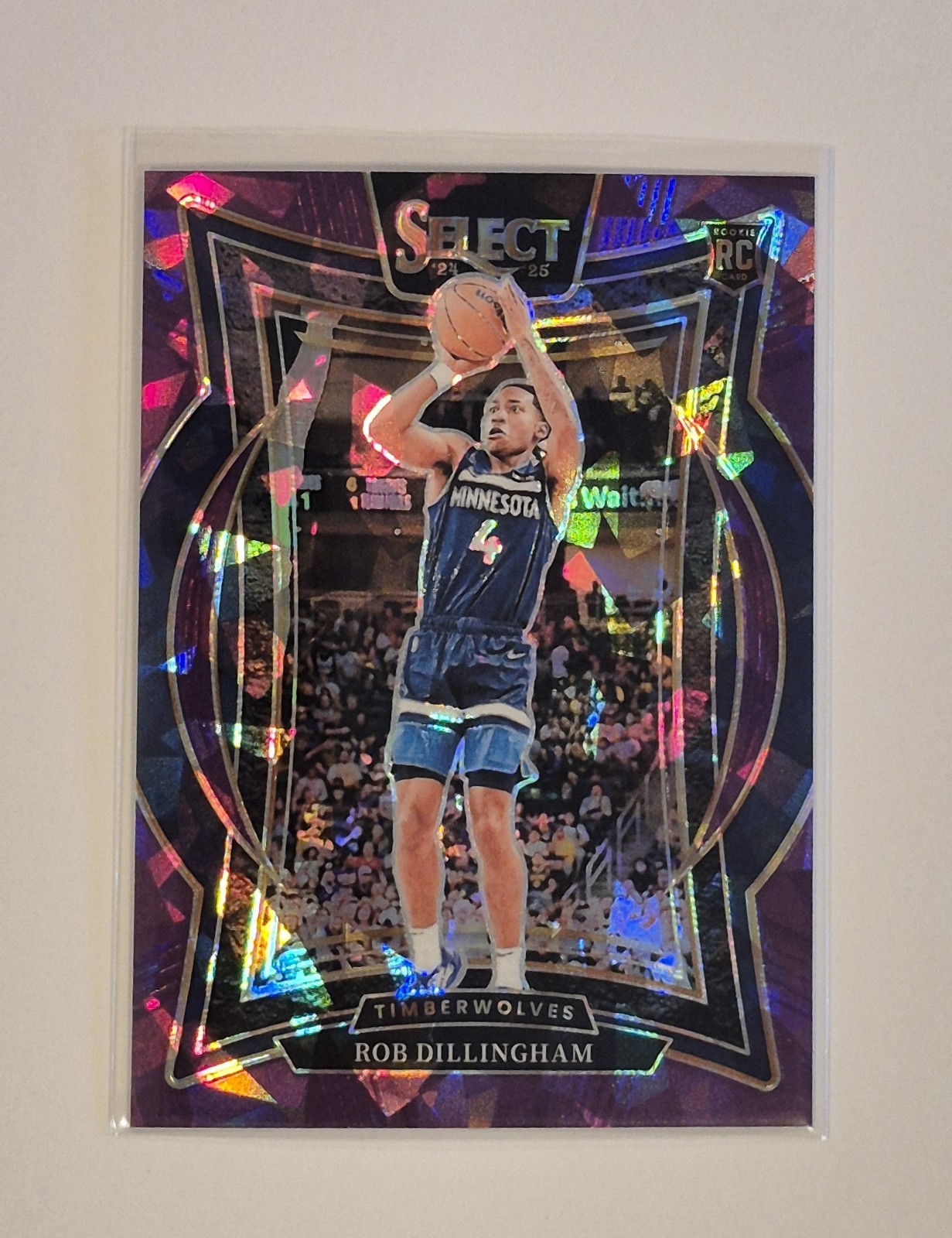 2024-25 Panini Select - Concourse Rob Dillingham #84 Purple Ice Prizm /99