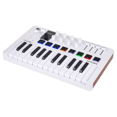 Arturia MiniLab 3 Keyboard-Controller 25 Tasten, Trigger Pads, USB, Weiß