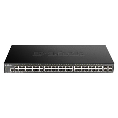 D-Link DGS-1250-52X Smart Managed Switch [48x Gigabit Ethernet, 4x 10 Gbit/s SFP