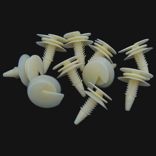 Wlw ACD5820 Confezione Da 10 Clip Per Fissaggio Pannelli Auto, Per Fori Da 8-8.5 Mm, Dimensioni A14 B18 C14 Mm - 2