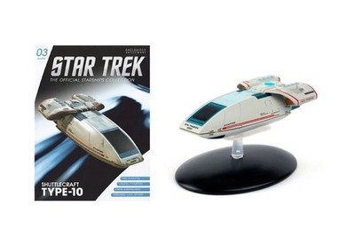 Eaglemoss Trek Raumschiff Shuttlecraft Typ 10 Defiant Shuttle Fanhome 03 3