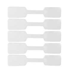 200 Pcs Jewelry Price Tags Paper Labels for Necklace Bracelet White Adhesive