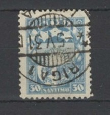Lettonie n° YT 127 oblitéré année 1927-29