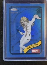2025 Topps Chrome Marvel Dagger #63 Blue Refractor 9/299