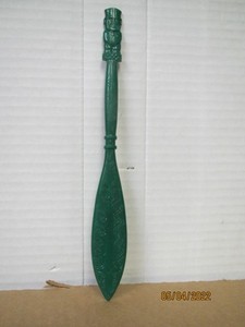Trader Vic’s Vintage Green Stirrer Swizzle Stir Stick 9 3/8" Surfboard Barware