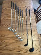 TaylorMade Left-Handed Golf Set – R7 Irons 4–8, PW, AW + Burner Driver & 3-Wood