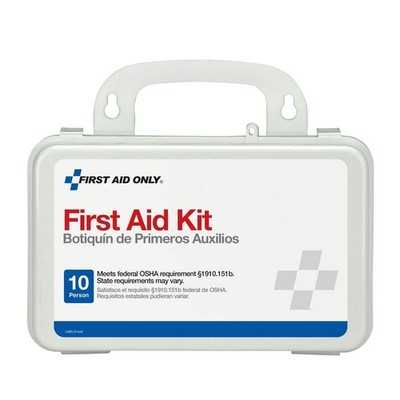 First Aid Only 6060 All-Purpose 10-Person Emergency 57 Piece, White