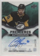 2018-19 Upper Deck Ice Premieres 164/299 Zach Aston-Reese #IPA-ZA Auto 8yu