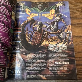 WINTER 1992 SEGA FORCE video game magazine - SONIC - 