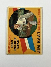 1960 Topps - Sport Magazine 1960 Rookie Star Jim Kaat #136 (RC)