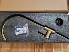 PargaDeco Brushed Brass Reverse Osmosis Filtered Water Facuet RV Bar Kitchen Sin