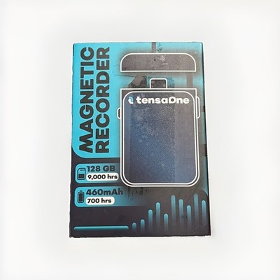 TensaOne 128GB Magnetic Mini Voice Recorder Voice Activated 9000Hr Audio USB-C