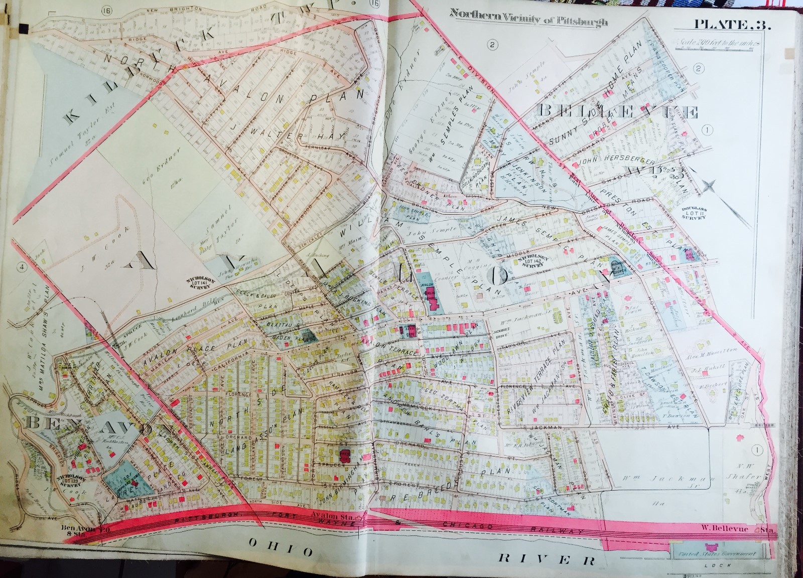 1906 NORTH PITTSBURGH AVALON KILBUCK TOWNSHIP PENNSYLVANIA GM HOPKINS