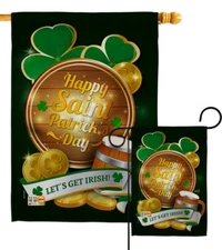 Let's Get Irish - Garden House Yard Flag Banner