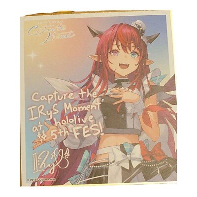 IRyS Hololive Super Expo 2024 Shikishi Paper Board & Instax Card