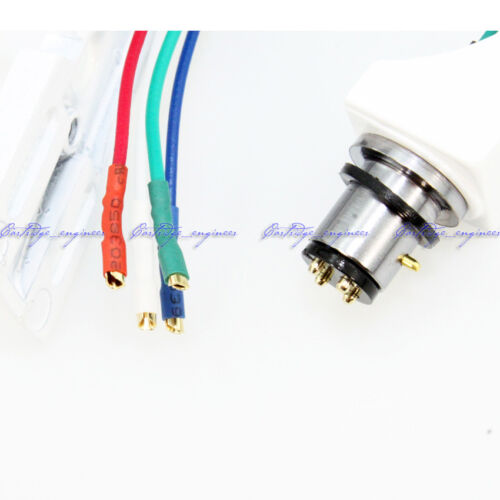 New 35pcs/lot quality white paint 1/2' turntable headshell Gold 4-pin connector - Picture 3 of 5
