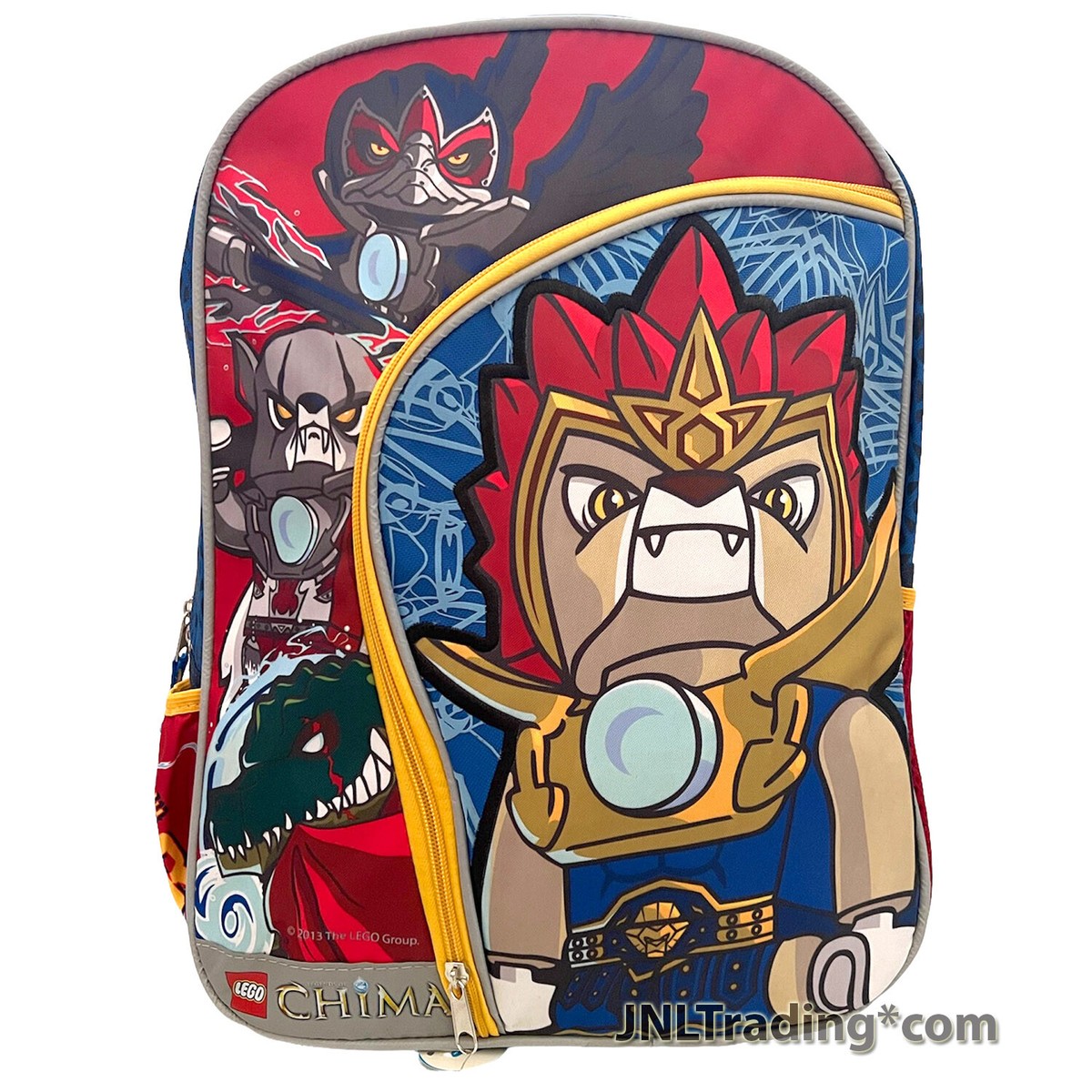 バッグ chima Lego Chima School Backpack Laval, Razar, Worriz & Cragger with 2