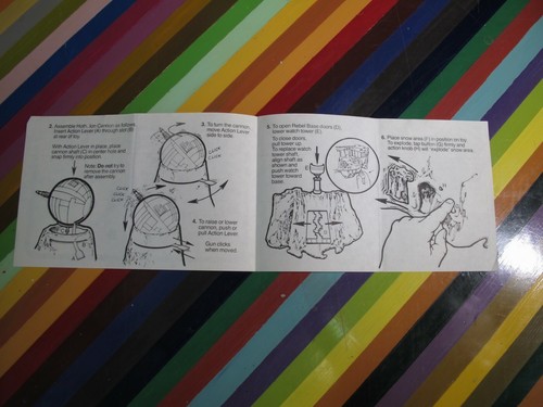 vtg 1980s ESB Star Wars ephemera - toy instruction manuals, stickers, insert - Picture 89 of 199