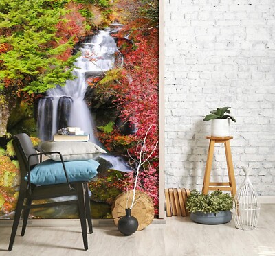 3D River Branches Leaves 49371NA Wallpaper Wall Murals Removable Wallpaper Fay