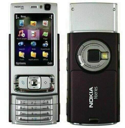 Top Zustand Nokia N95 - silber (entsperrt) Smartphone + Garantie - Bild 1 von 12