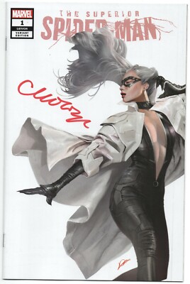 Superior Spider-Man 1 Marvel Alexander Lozano Variant Signed Christos Gage
