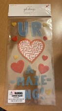 Valentine's Day Window Gel Clings U R Amazing Teacher Supply Decoration Hearts