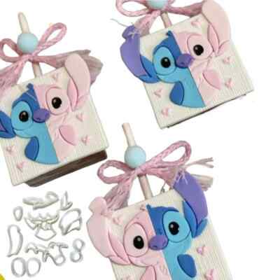 3D Like Stitch Ausstecher Prägestempel Keks Teig Zuckerguss Kuchen Geburtstag